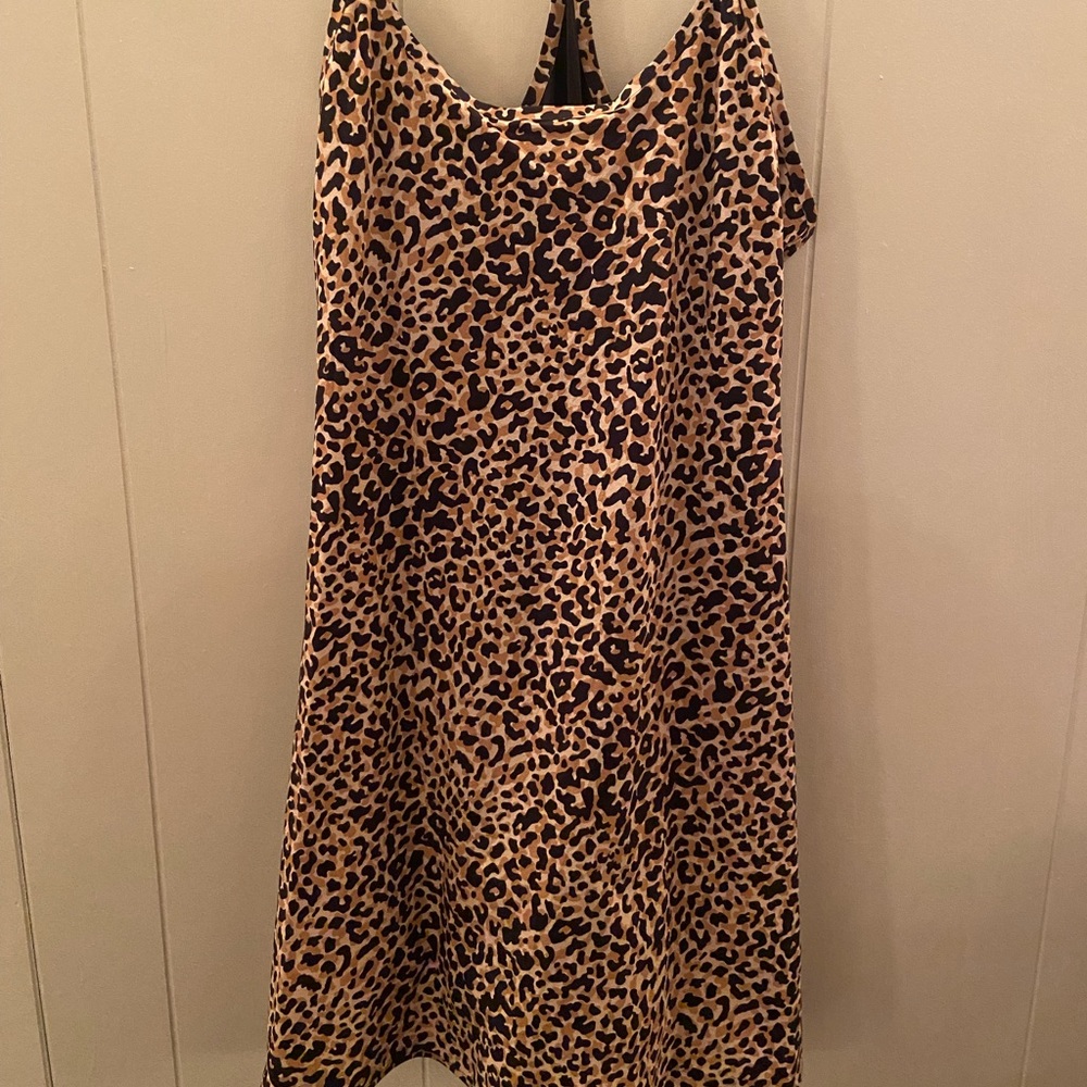 Outdoor Voices Leopard Print Dress